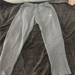 Open Leg Gray Nike Sweatpants